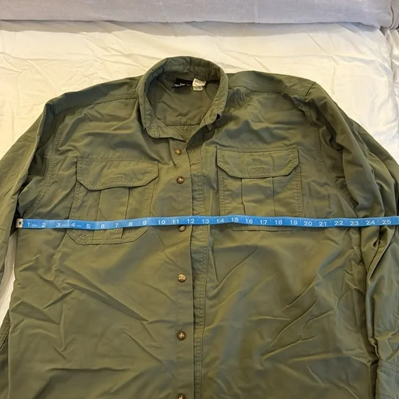 North Face Large Button Shirt Rip Stop - Picture 7 of 9